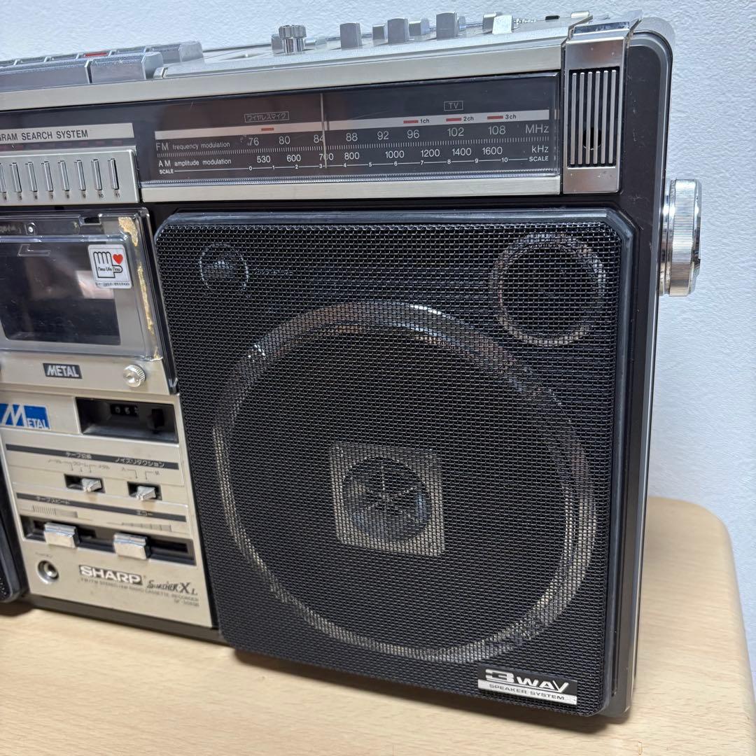 SHARP シャープ ラジカセ GF-508SB 通電確認済み
