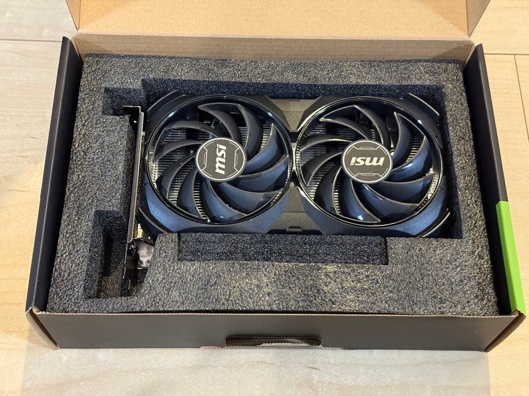 グラフィックボード・グラボ・ビデオカード MSI GEFORCE RTX 4060Ti VENTUS BLACK OC