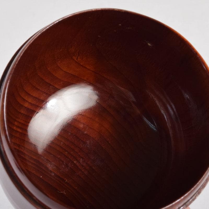 茶道具　漆塗　和歌文　棗　在銘　共箱　V　8828