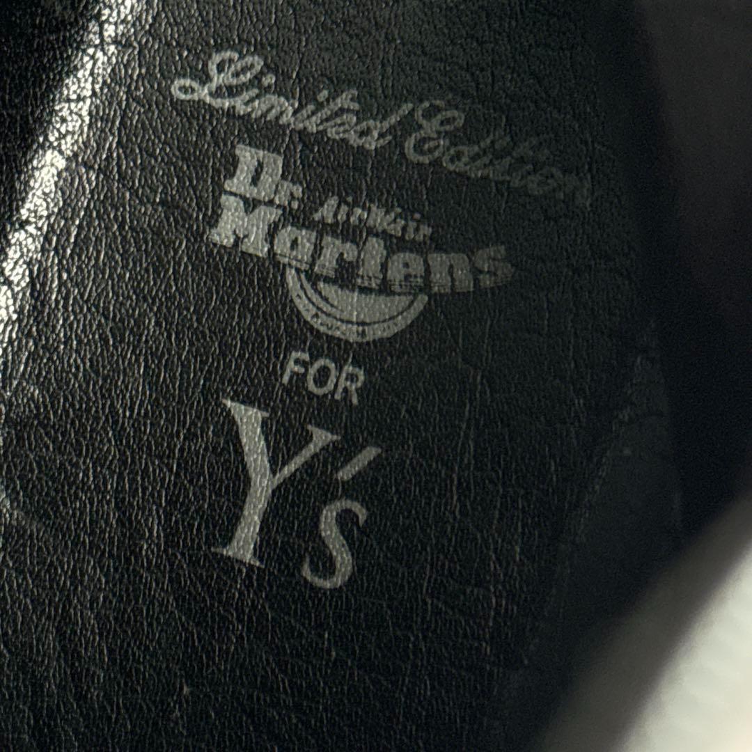 コラボ　希少　ドクターマーチン　ワイズ　総柄　9ホール　サイドジップ　ブーツ