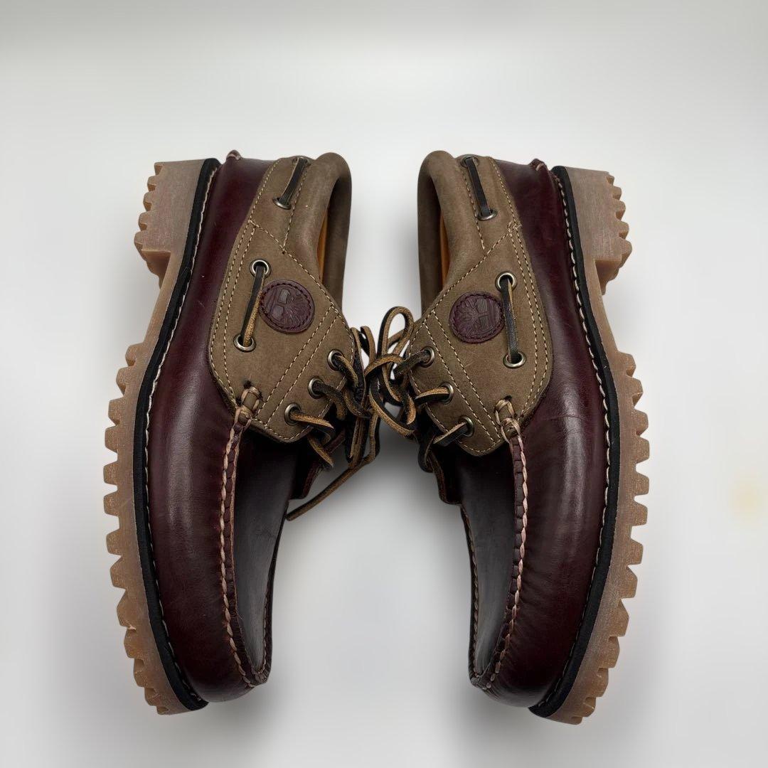 【極美品】TIMBERLAND　3EYE デッキシューズ　革靴　ブーツ　25