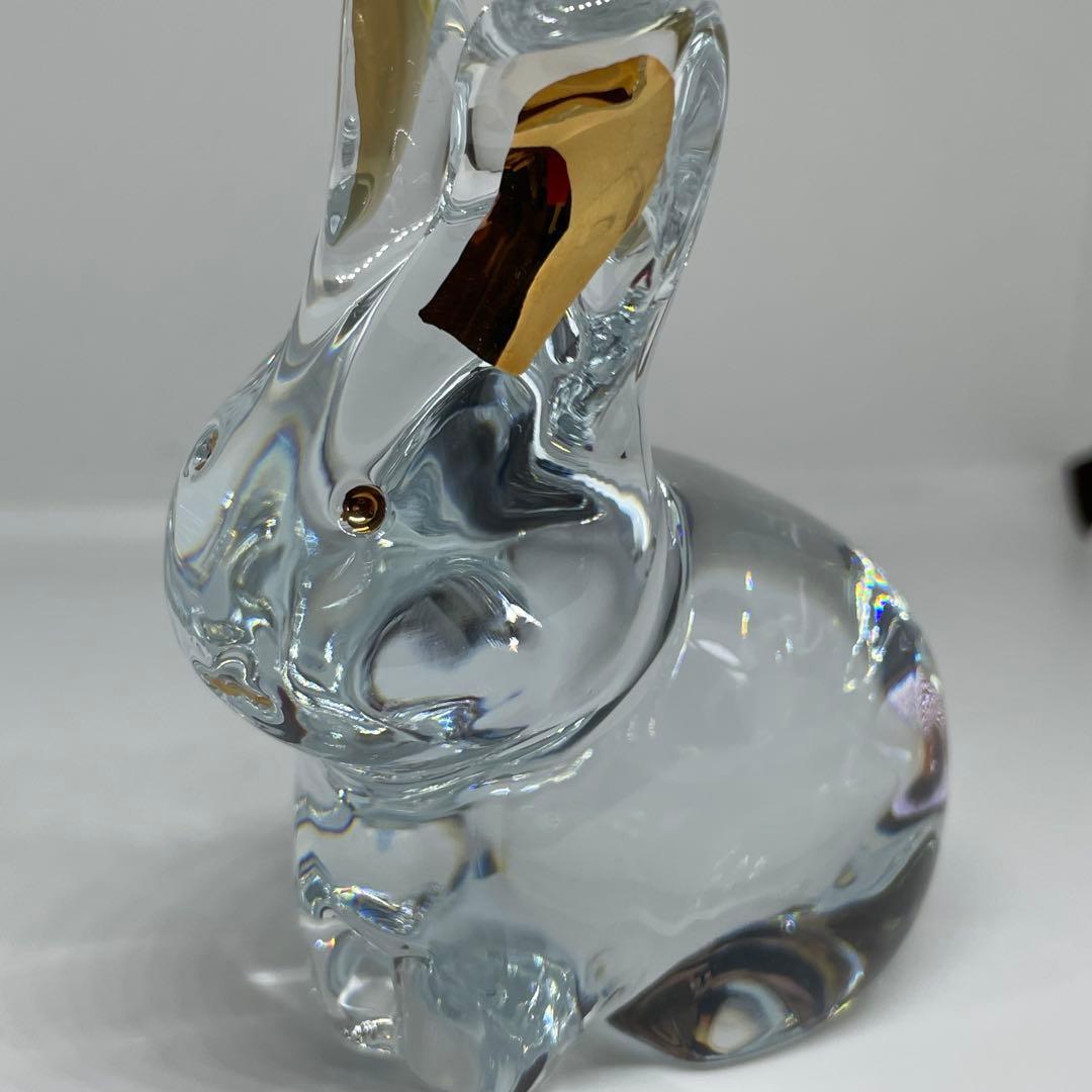 バカラ ミニマルズ うさぎ クリスタル 置物 箱付