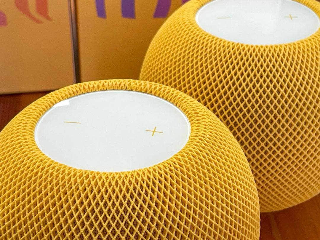 お値下げしました【美品】Apple Pod miniイエロー 2個セット