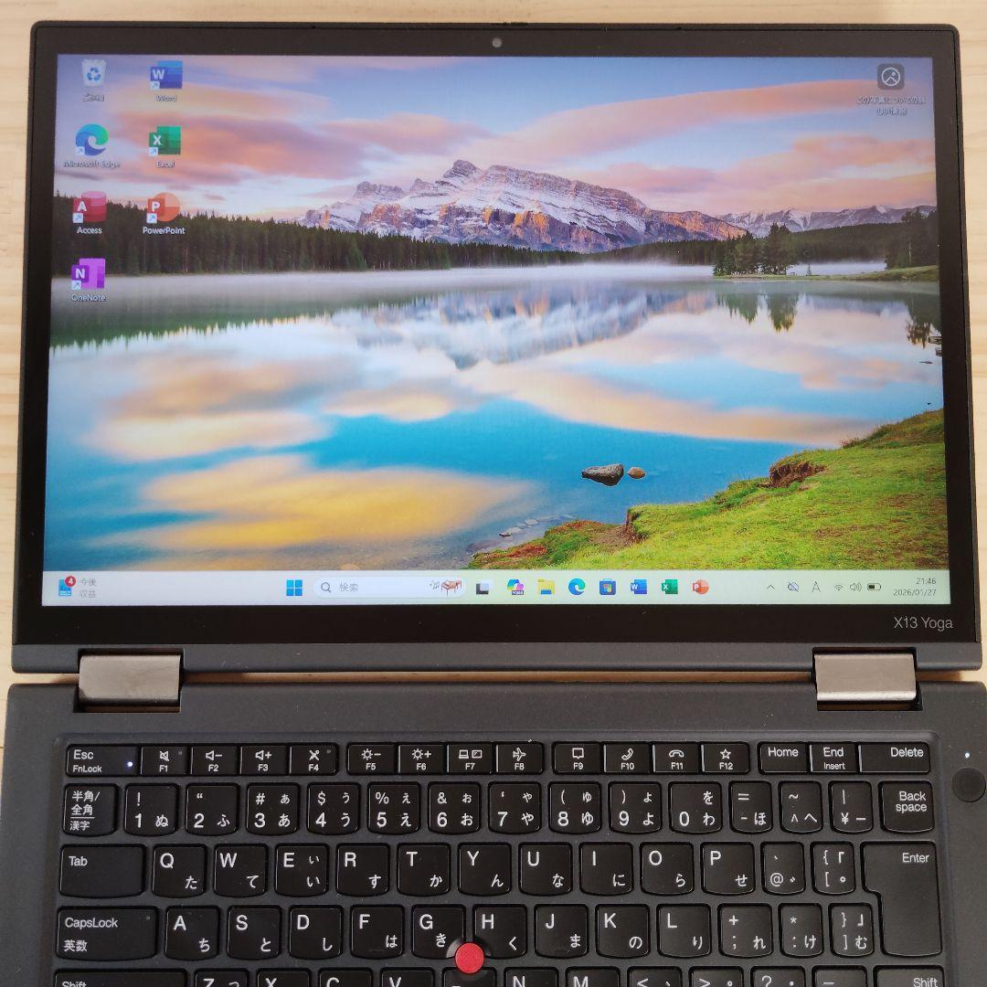 美品 ThinkPad コンバーチブル X13 Yoga Gen2 11世代i5
