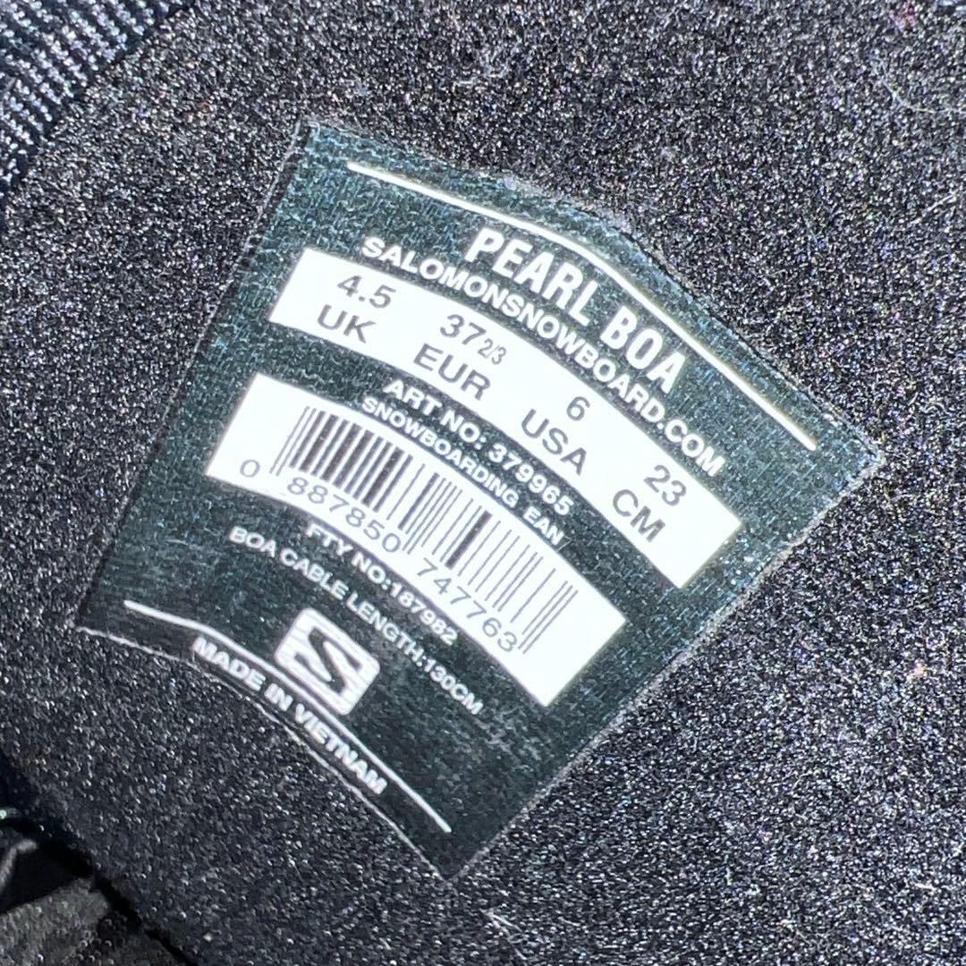 ２回使用 レディース 23cm SALOMON PEARL BOA ブーツ