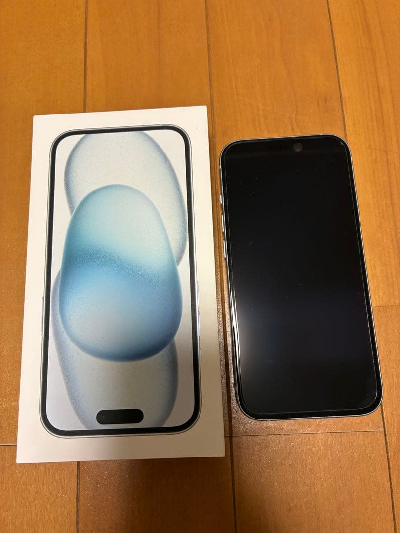 【使用期間8ヶ月】iPhone 15 バッテリー容量98% ブルー128GB