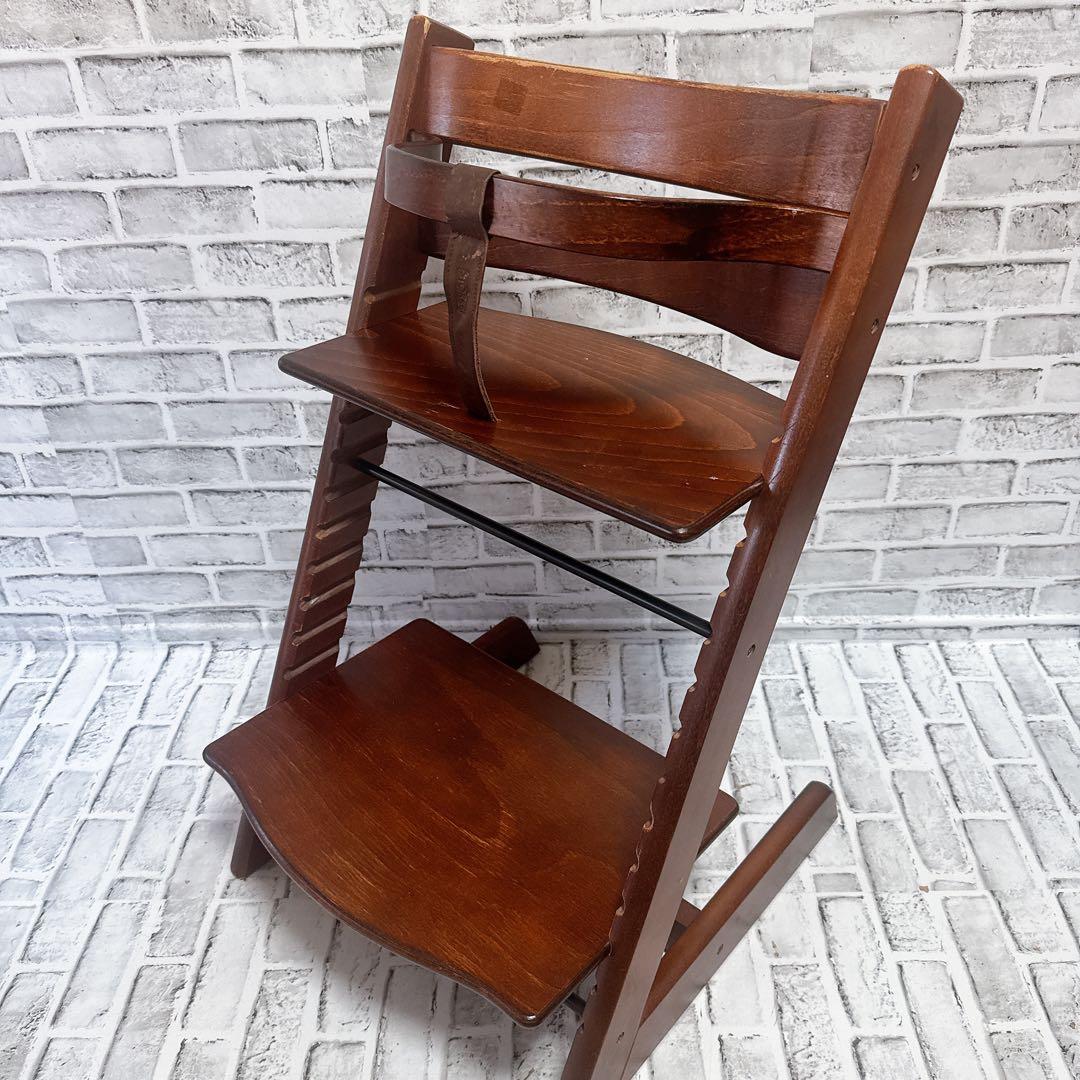 STOKKE TRIPP TRAPP ベビーチェア ハイチェア 子供　革ベルト