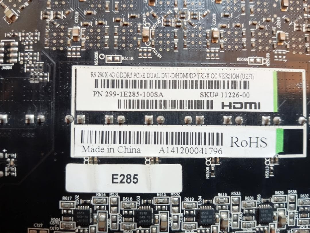 R9 290X 4G GDDR5 グラフィックボード