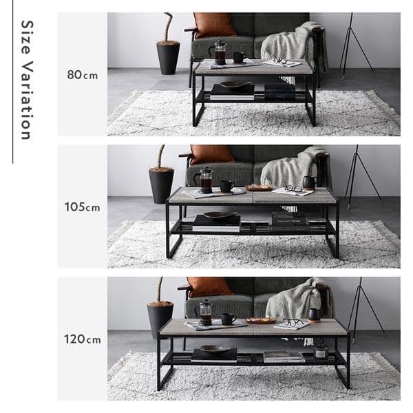 ローテーブル　テーブル　ストーングレー　120cm