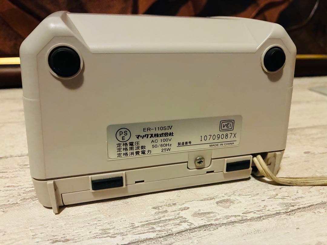 ★【美品】MAX製 タイムレコーダーER-110S IV Sカードおまけ付き★