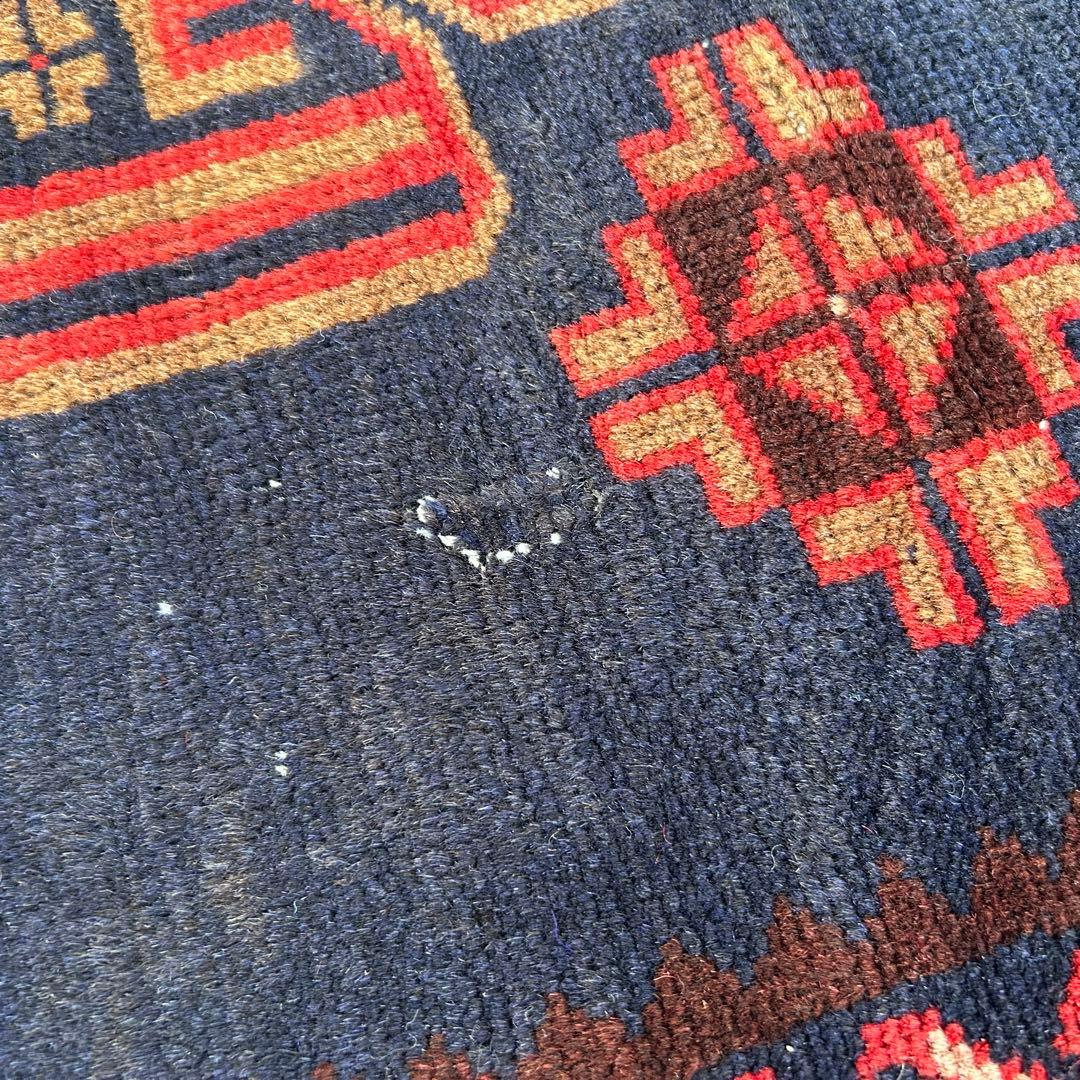 【1980's vintage】 バルーチ族 トライバルラグ
