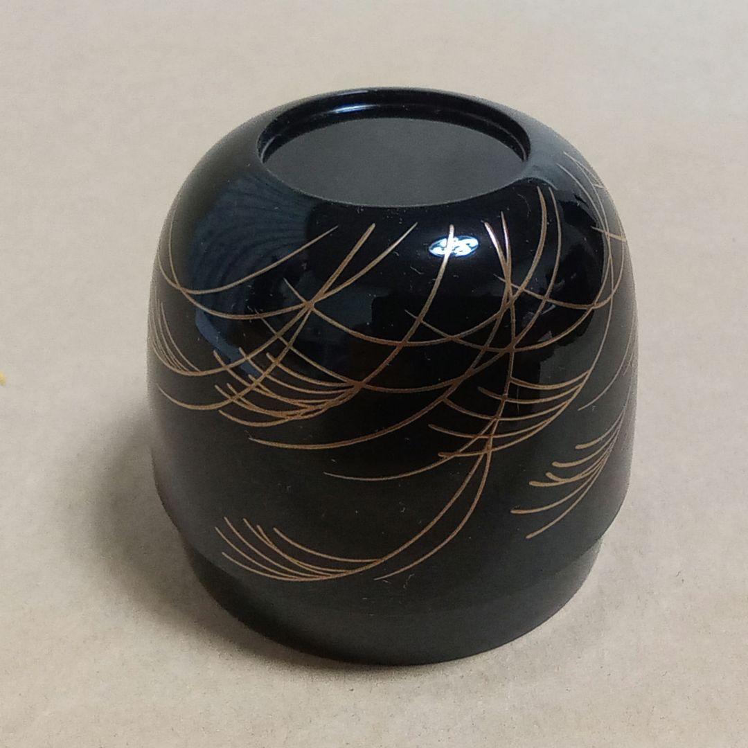 中棗　雁に秋草　切合口　中村宗悦