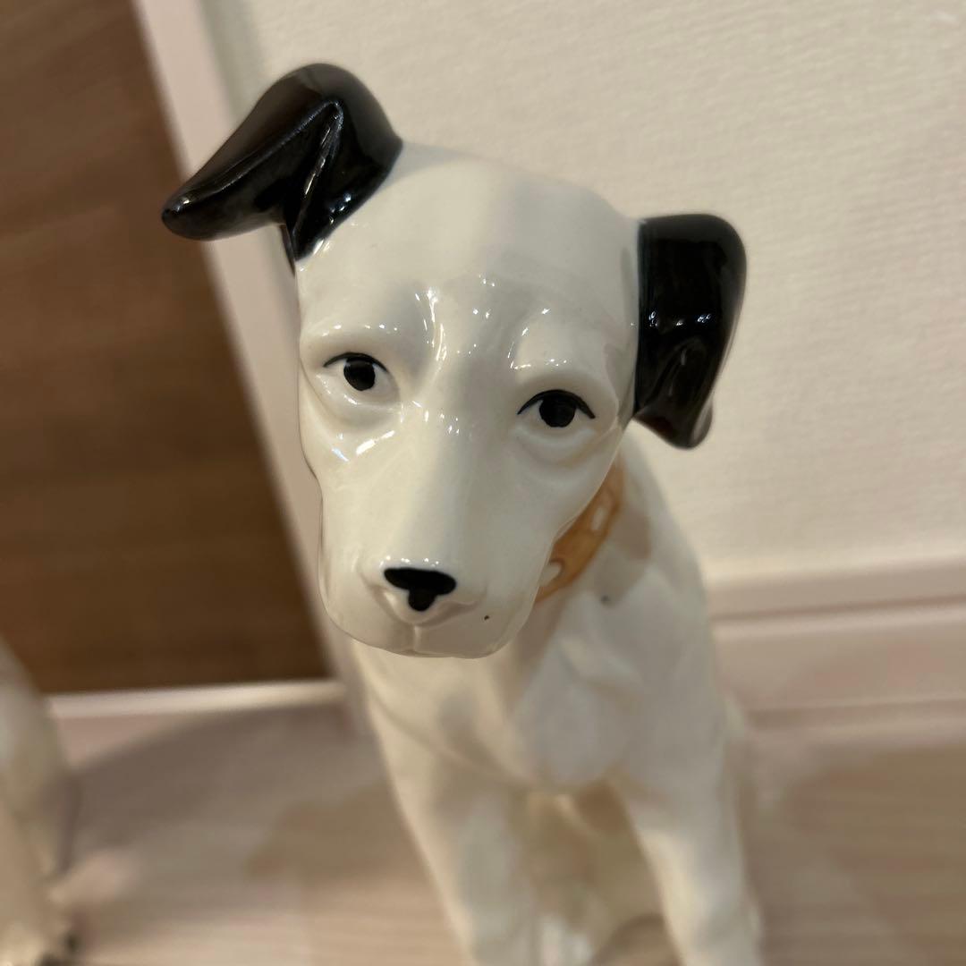 Victor ビクター犬　ニッパー　陶器置物　5匹