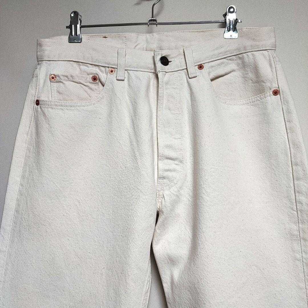 USA製 LEVI’S 501 生成 ホワイト 白系 W33 80s 90s