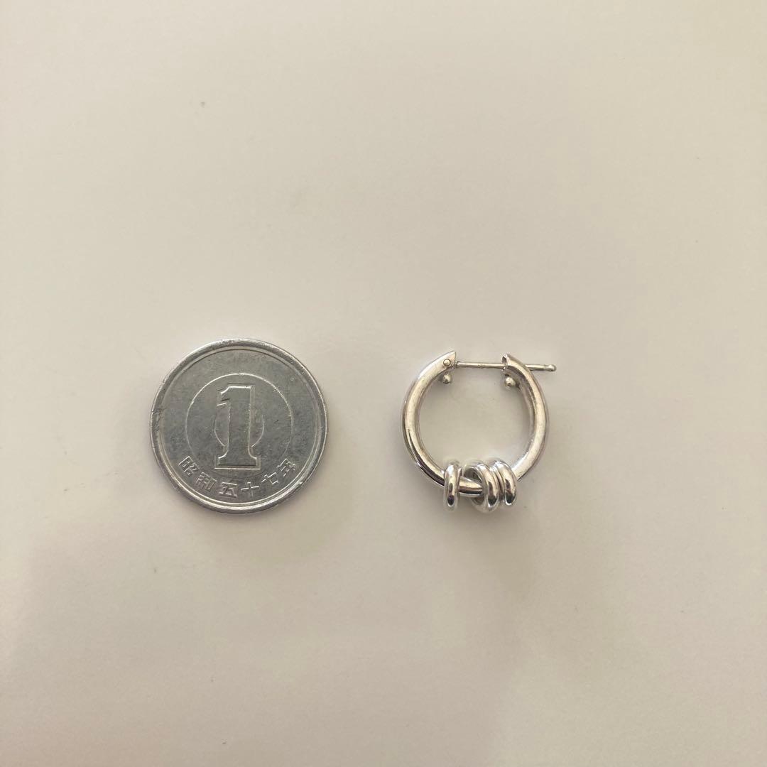 片耳ノーブランド　シルバー925 16mm ヤマト着用　登坂着スピネリ　ピアス