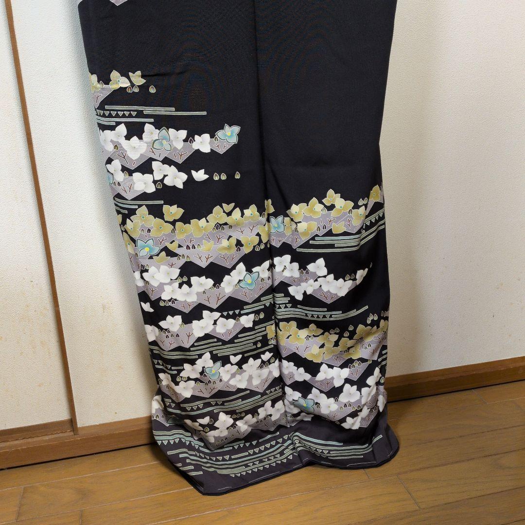 未仕立て　正絹手描き友禅訪問着