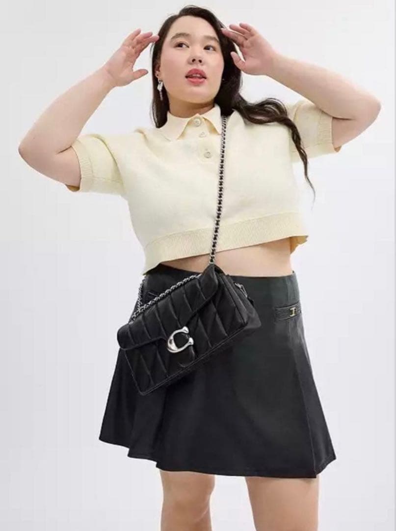 【新品】COACH タビー ショルダー バッグ 26・キルティング　シルバー金具