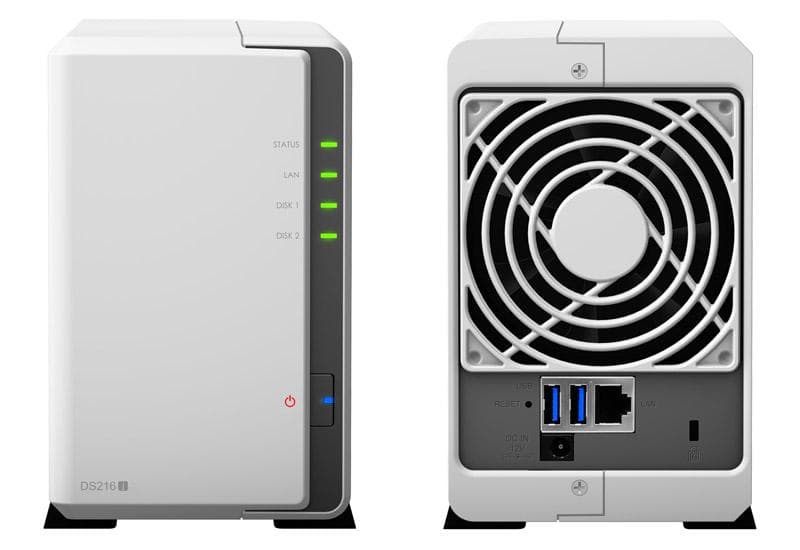 Synology NAS 2ベイ／シノロジー／デュアルコアCPU　SATA対応