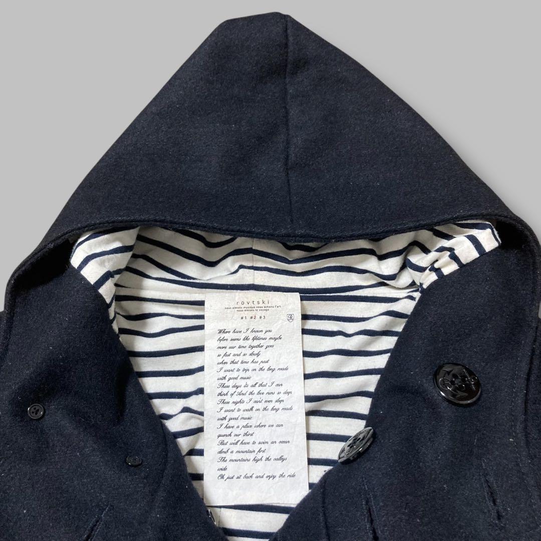 HOODED SHORT PEA COAT 3106T ピーコート