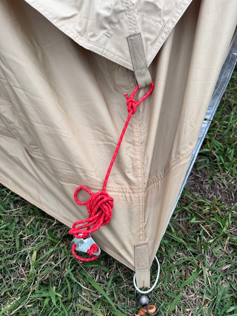 美品　DOD ツクツクベース(T8-780-TN) 未使用純正グランドシート付き