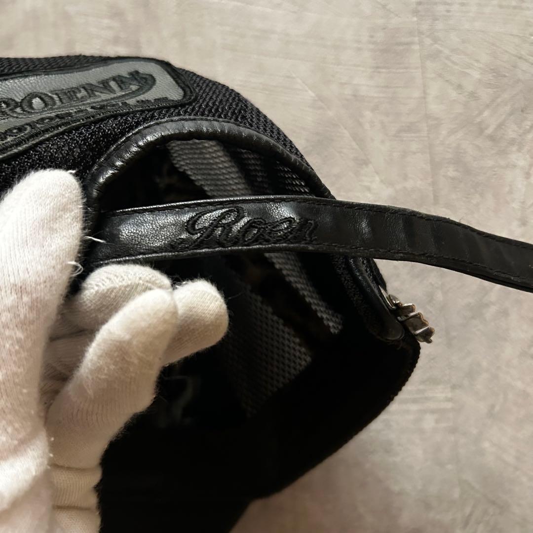 帽子 archive Roen grunge mesh cap y2k black