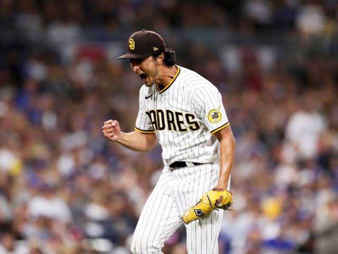 【正規品】ダルビッシュ MLB 公式リミテッドプレイヤージャージ M