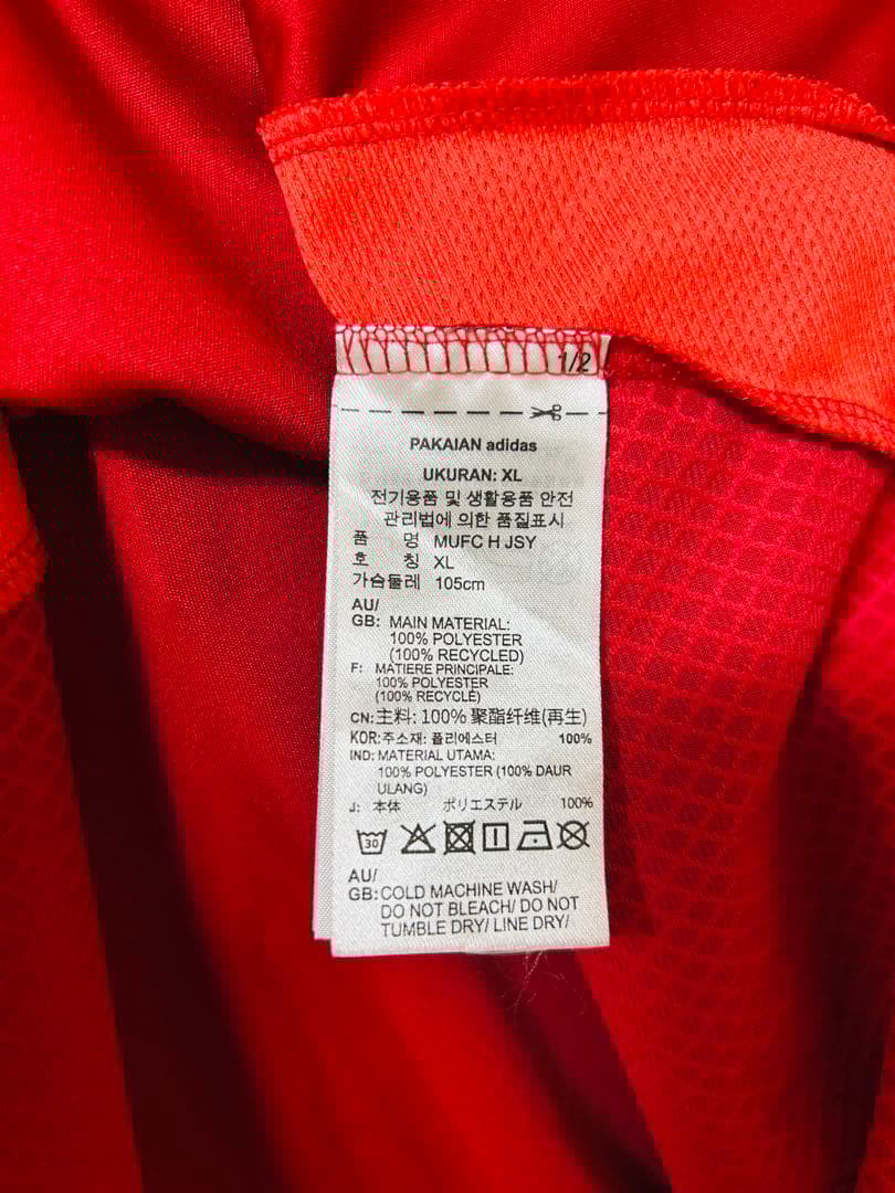 【正規品】ザークツィー マンチェスターユナイテッド ユニフォーム Ｌ