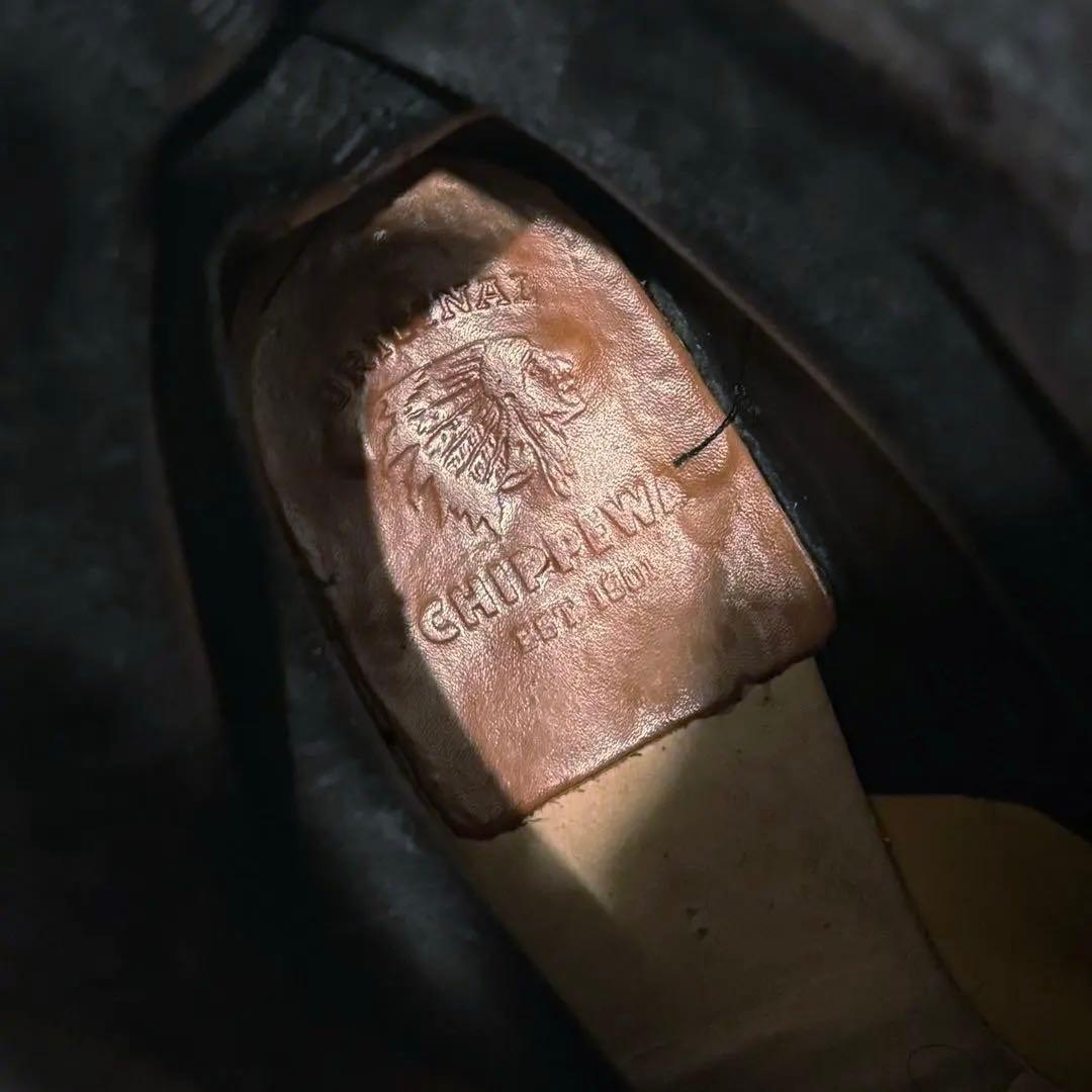 チペワ 1901M87 廃番 エンジニアブーツ USA製 黒タグ ブラック