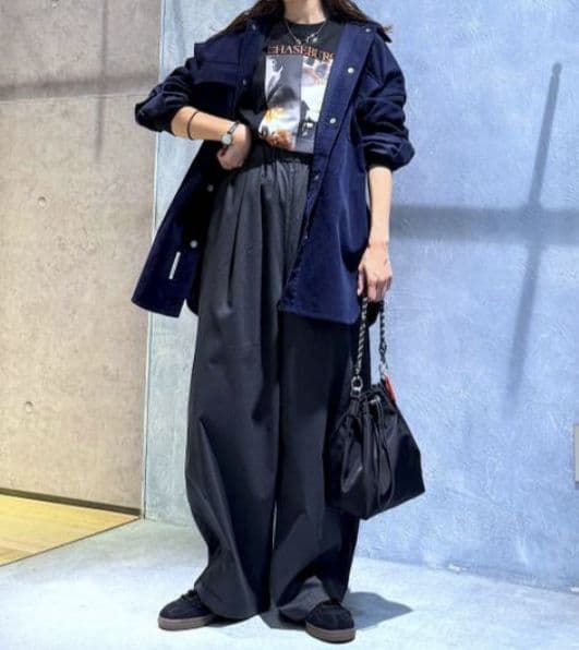 【今季新品★人気完売】レプシィム コーデュロイBIGシャツ