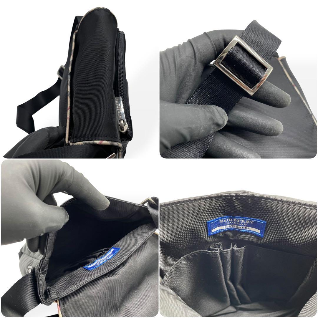 未使用級　BURBERRY BLUE LABEL　ショルダーバッグ　ナイロン