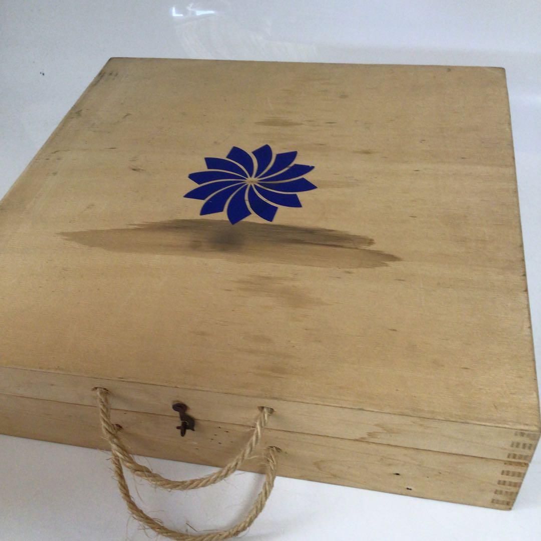 【希少】 sun motoyama 大皿　花柄陶器皿 木箱付き