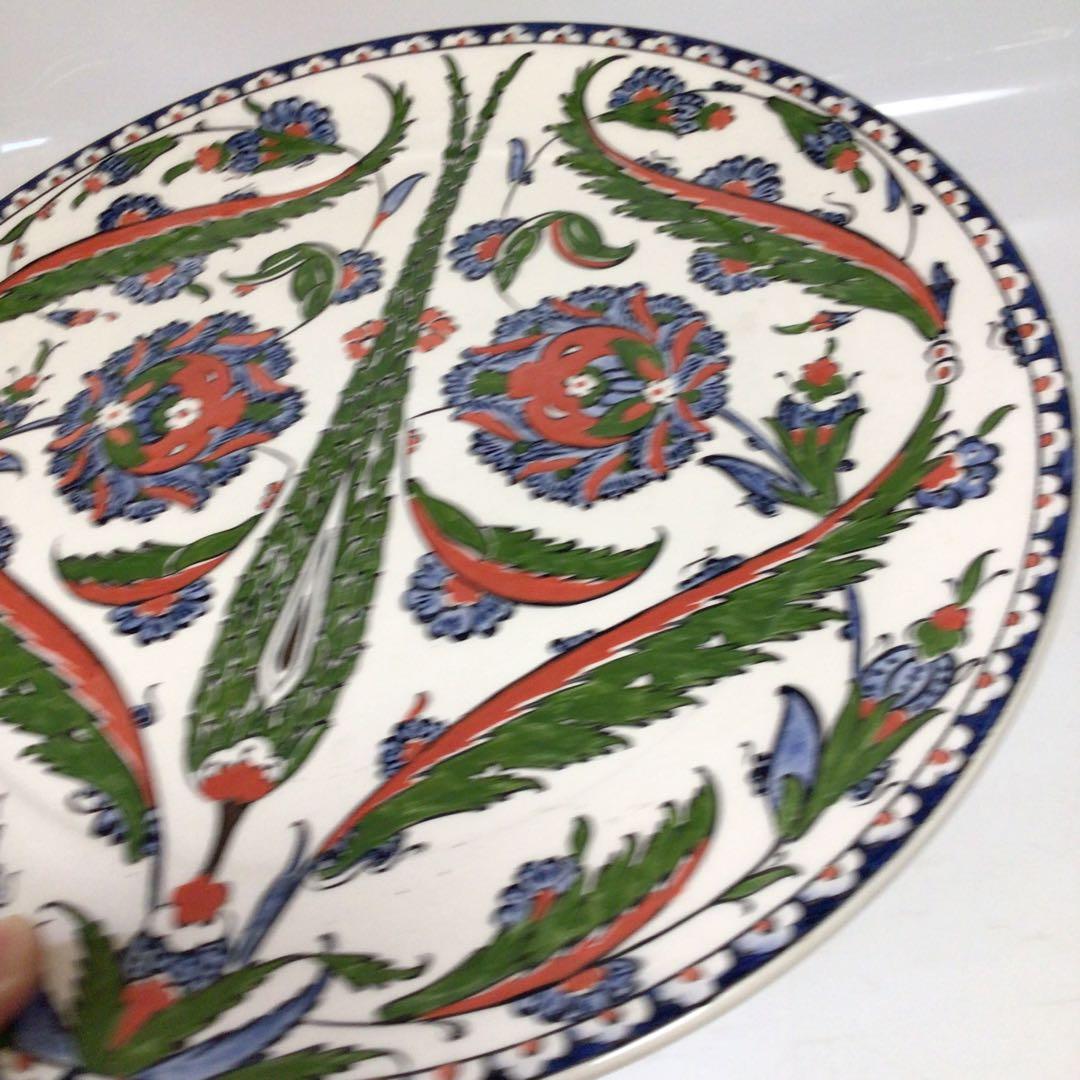 【希少】 sun motoyama 大皿　花柄陶器皿 木箱付き