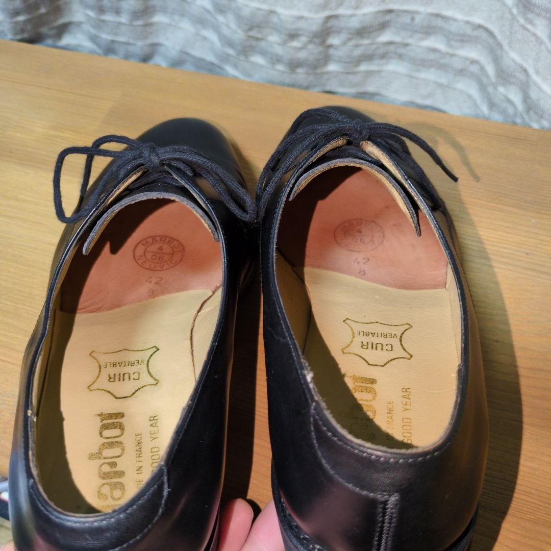 フランス軍　サービスシューズ　オフィサーシューズ　Marbot