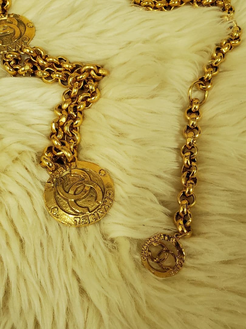CHANEL シャネル　ゴールドチェーン CCロゴ ベルト