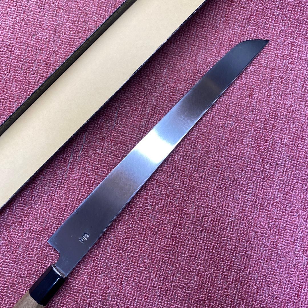 銀三　先丸柳刃包丁　330㎜ 尺1寸
