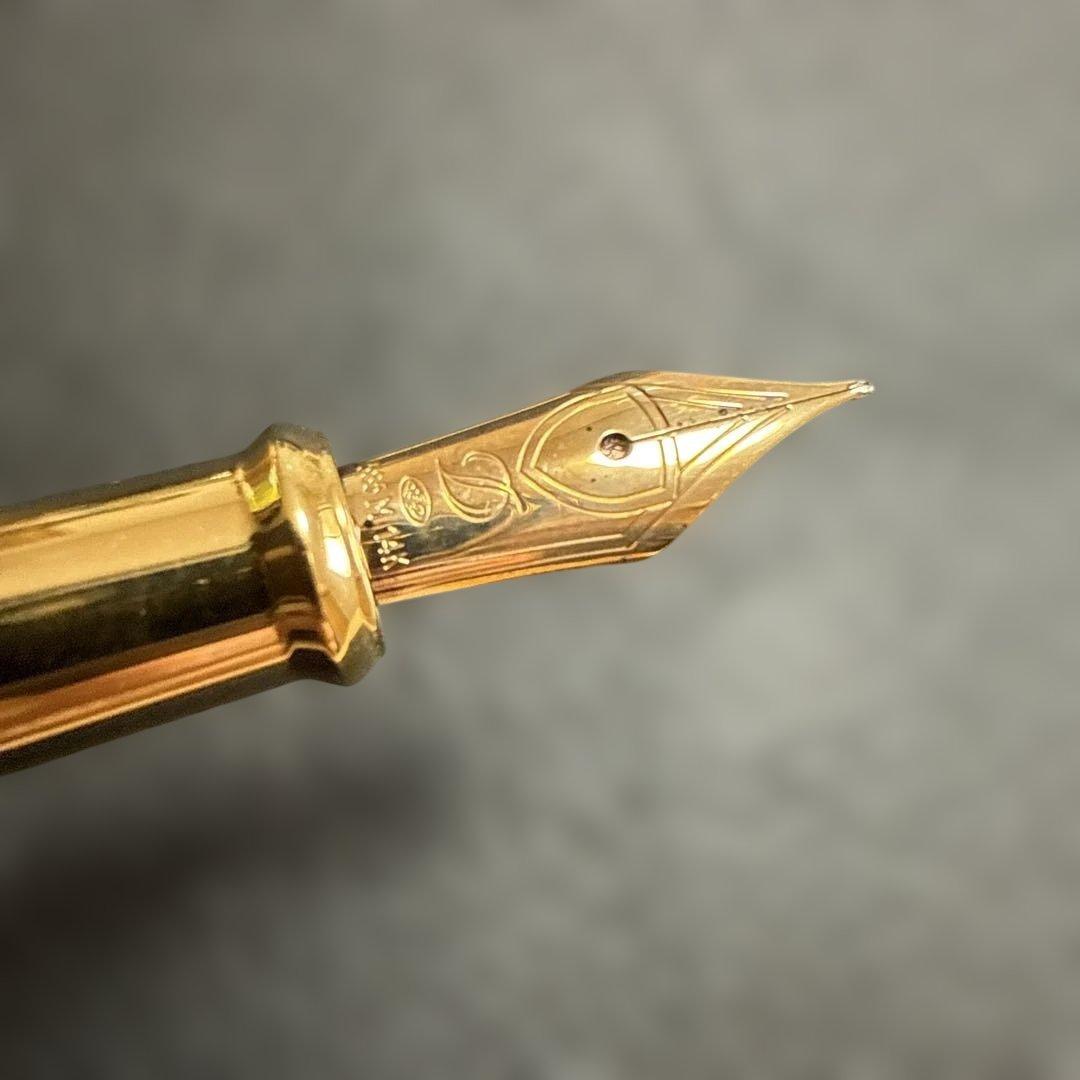エス・テー・デュポン　万年筆　14K