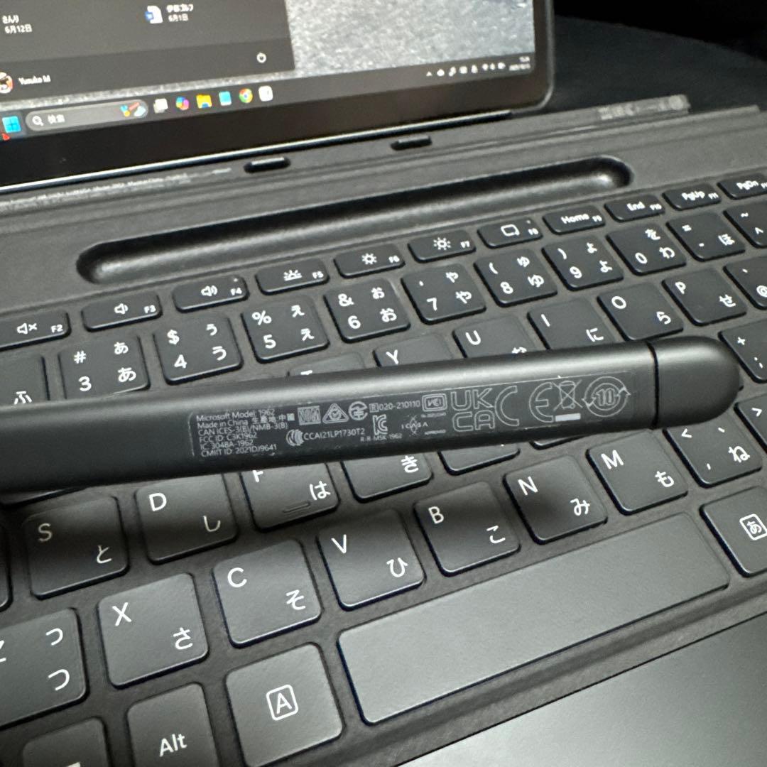 ペン付きSurface Pro Flex キーボード日本語配列 ブラック