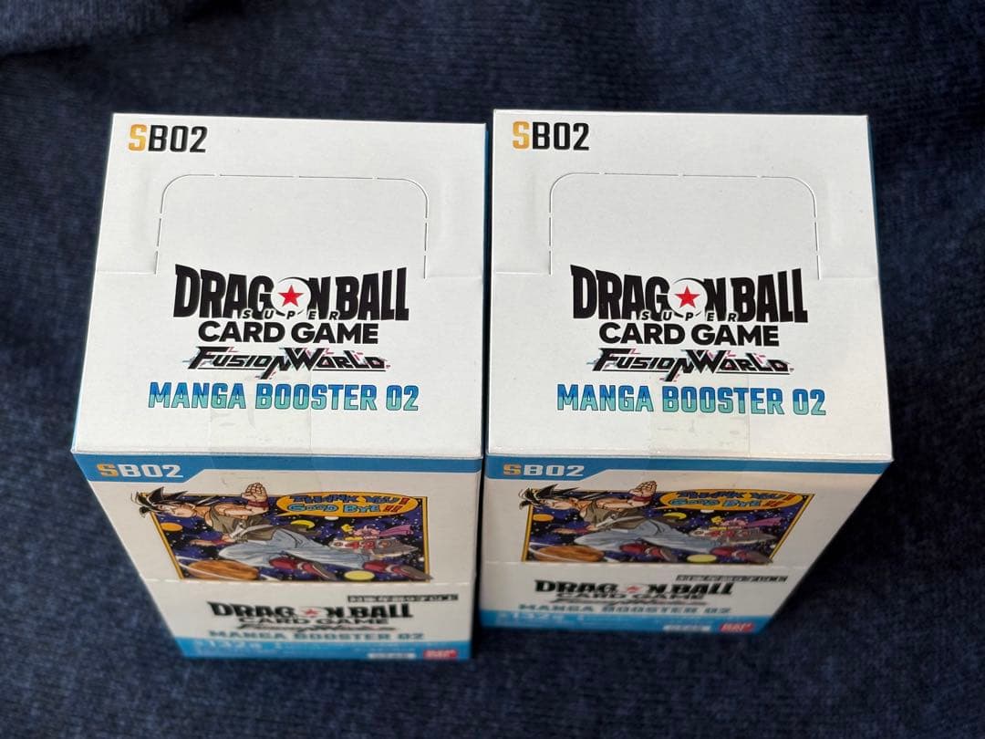 ドラゴンボール マンガブースター02 2BOX テープ付き 未開封