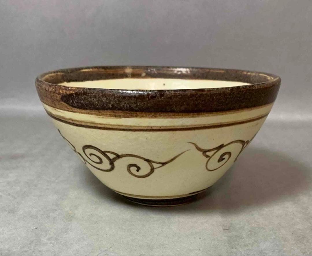 中国 魚絵碗　f2250922