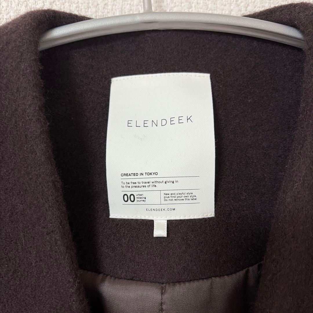 ELENDEEK フォルムショートウールコート