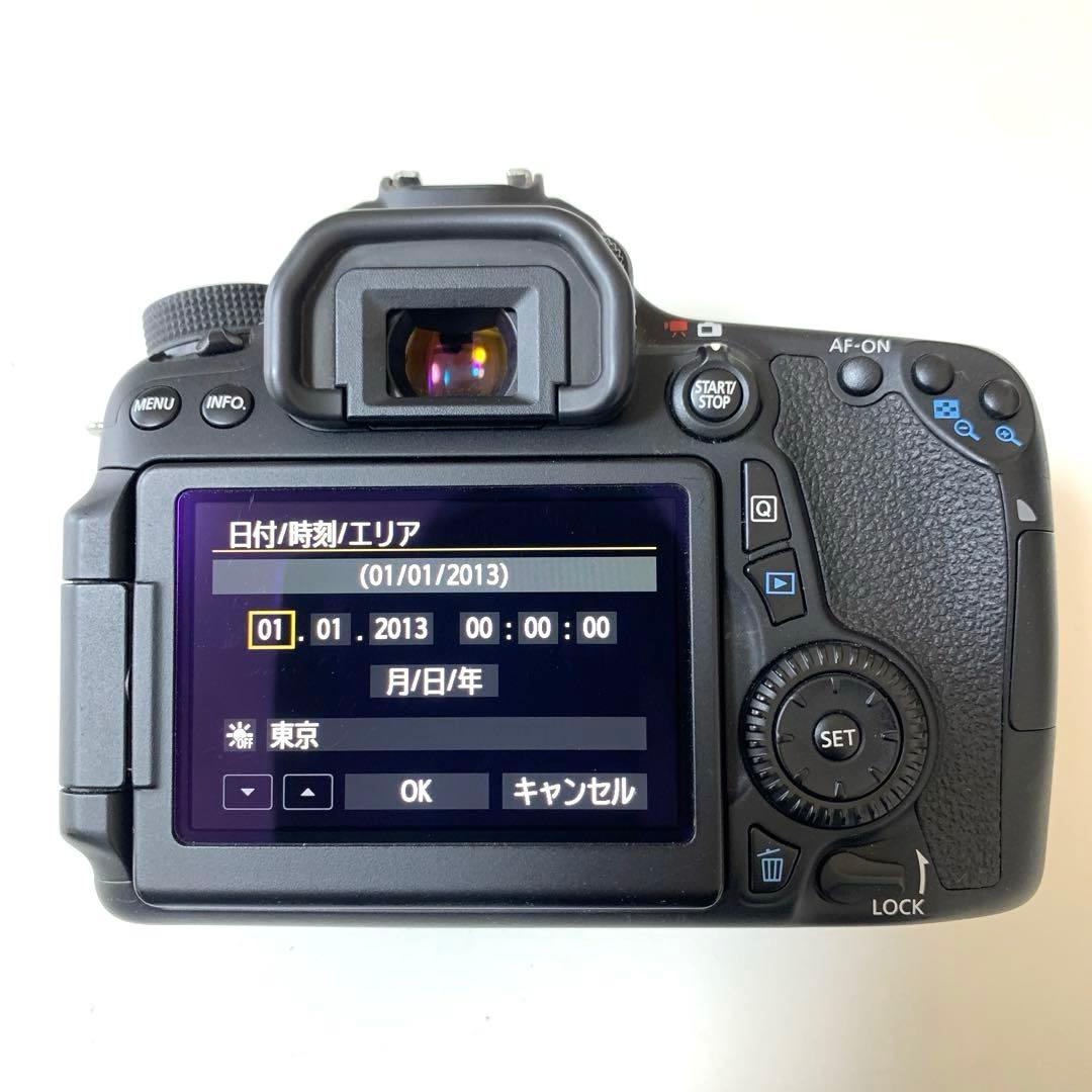 美品　一眼レフ　Canon EOS 70D ダブルズームキット　　フルセット