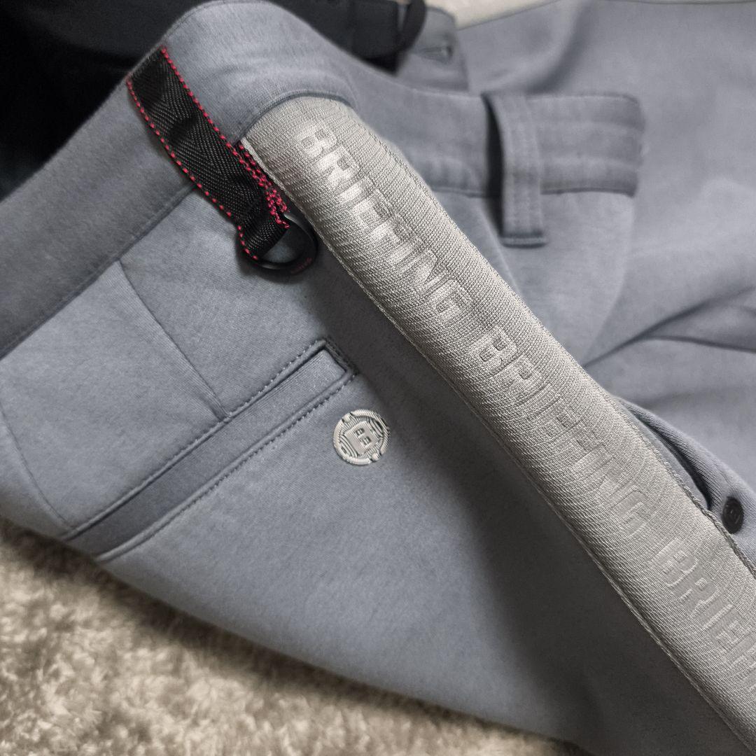 BRIEFING GOLF サイドラインロゴ 保温 ゴルフ パンツ ウェア