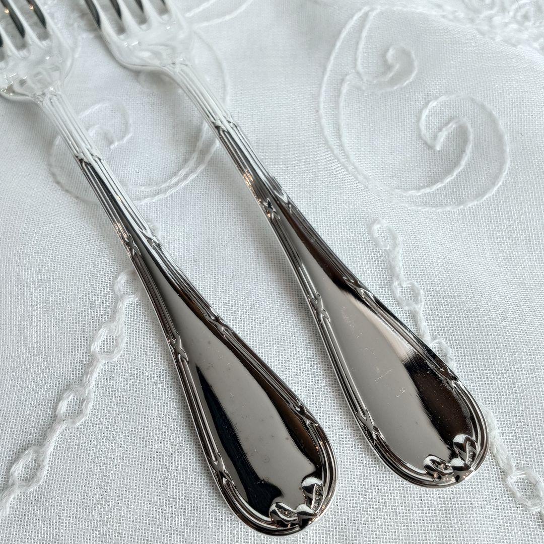 クリストフル　Christofle　リュバン　スタンダードフォーク 2本組　B