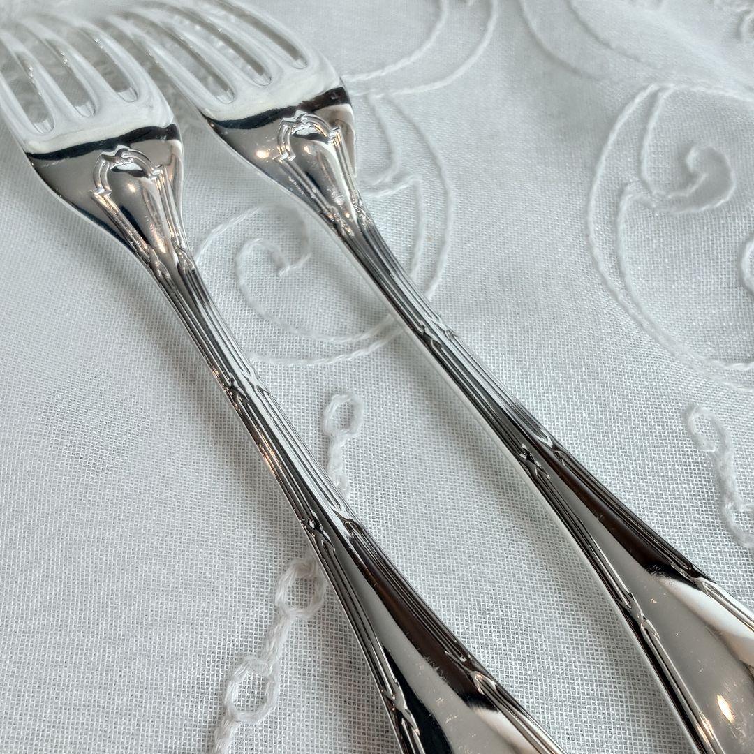 クリストフル　Christofle　リュバン　スタンダードフォーク 2本組　B