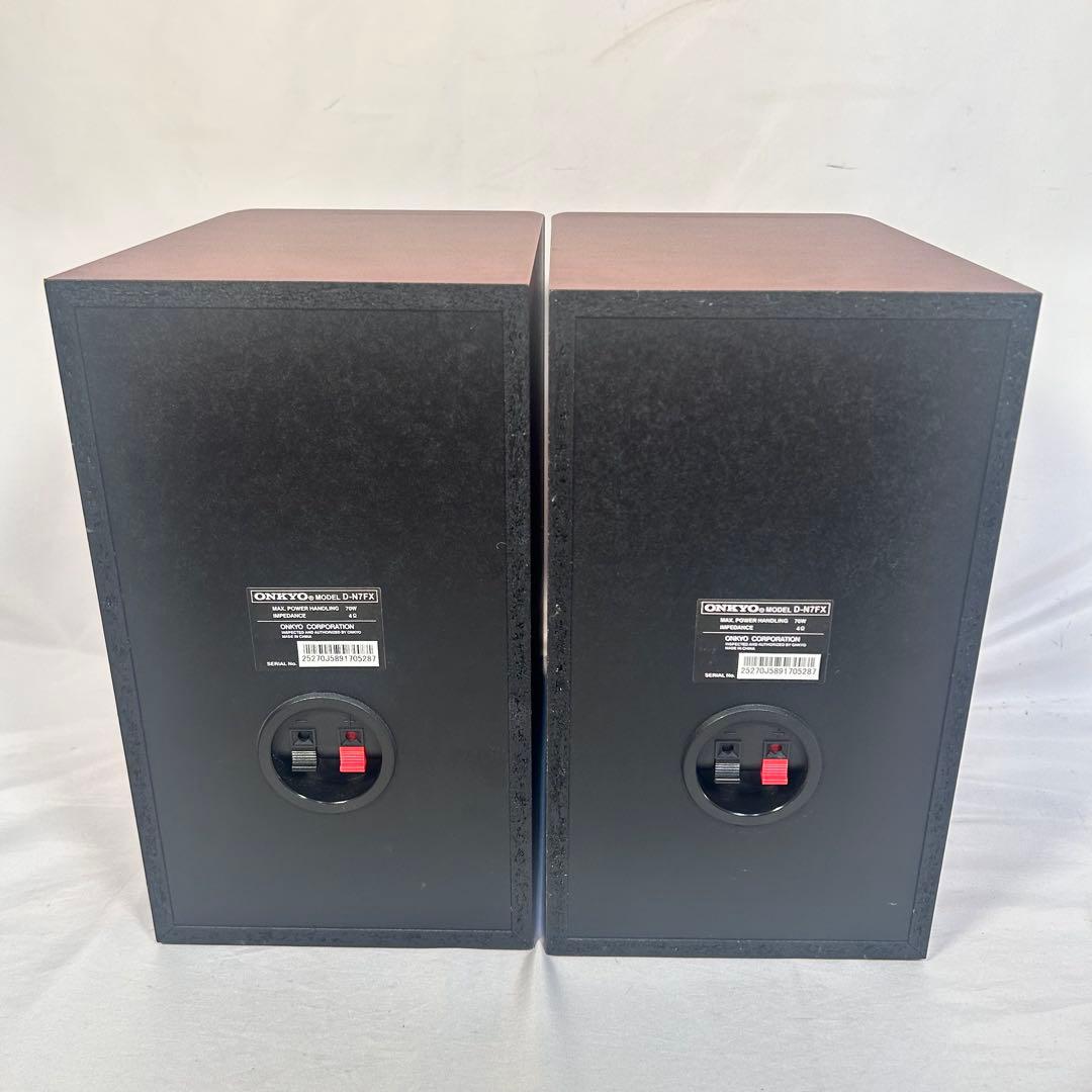 【動作品】ONKYO オンキョー　コンポ　木目 X-N7FX