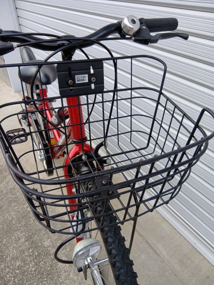 自転車　マウンテンバイク　赤　レッド　24インチ　男の子　→引取り限定(岐阜県)