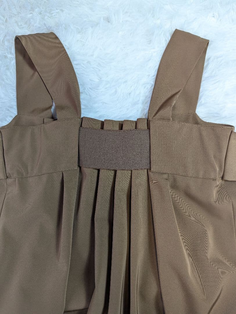 極美品 FOXY フォクシー バックリボン ジャンパーワンピ ひざ丈ワンピース