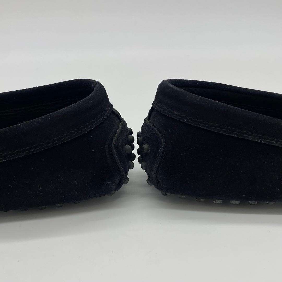 美品　TOS'S ブラック　フリンジローファー　スエード　イタリア製　25.5㎝