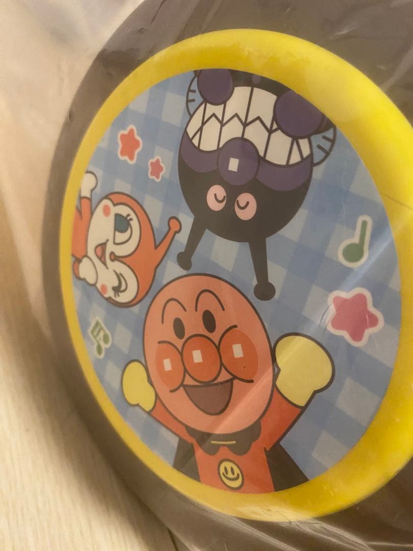 【美品】アンパンマン 三輪車 持ち手付き