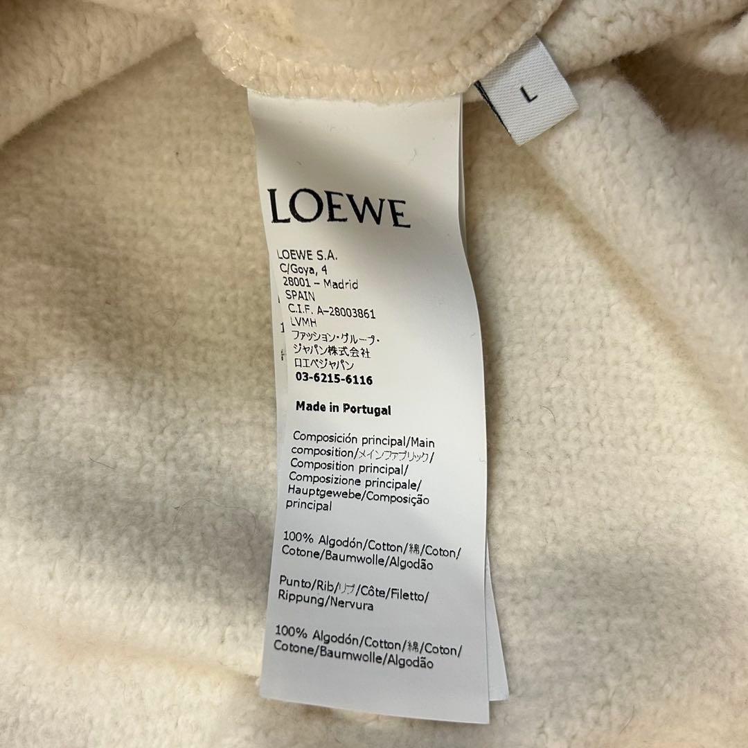 5820【美品】ロエベ☆ハーバリウム刺繍スウェット アナグラムロゴ 21AW